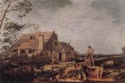 BLOEMAERT, Abraham Landscape with Peasants Resting oil painting